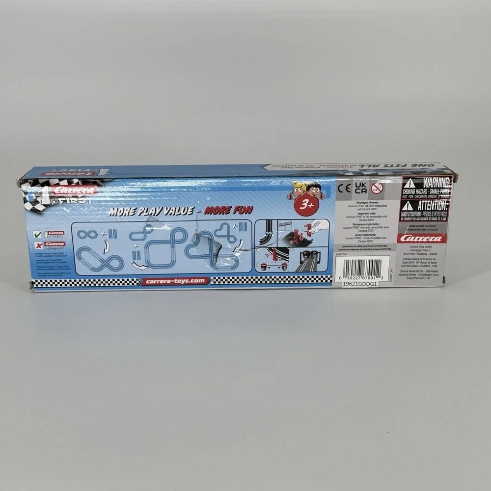 Carrera FIRST One Fits All Expansion Pack Slot Racing Track Set New Box Damage